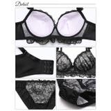 [EFサイズ] ディープフリルレーシィブラジャー&フルバックショーツ | Dazzy | 詳細画像10 