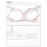 [ノンワイヤー] チャーミングイノセントフラワーブラジャー&フルバックショーツ | Dazzy | 詳細画像8 