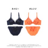 ディープシアーブロッサム脇高ブラジャー&フルバックショーツ | Dazzy | 詳細画像8 