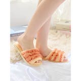 マイクロファイバーチュールフリルルームシューズ | Dazzy | 詳細画像3 