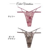 [Reinest] グロリアスリッチボタニカルバック透け選べるショーツ | Dazzy | 詳細画像9 