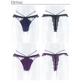 ボタニカルレースアップカットバック透け選べるショーツ | Dazzy | 詳細画像10 