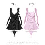 ドレープチュールサテンベビードール | Dazzy | 詳細画像6 