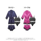 [4点セット] サテンリボンモダンレースルームウェア | Dazzy | 詳細画像7 