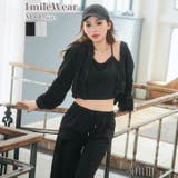 スウェットパーカー&キャミソール&ロングパンツルームウェア | Dazzy | 詳細画像1 