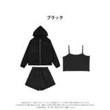 スウェットパーカー&キャミソール&ショートパンツルームウェア | Dazzy | 詳細画像6