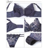 カシュクールアーチフルール脇高ブラジャー&Tバックショーツ | Dazzy | 詳細画像10 