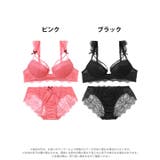 オールレーシィリボンコードブラジャー&バック透けフルバックショーツ | Dazzy | 詳細画像9