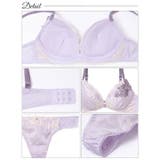 [三上悠亜着用] ボタニカルチュールレーシィブラジャー&Tバックショーツ | Dazzy | 詳細画像10 
