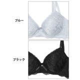レトロフラワーパール脇高ブラジャー&フルバックショーツ | Dazzy | 詳細画像11