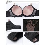 フルールアーチノワール脇高ブラジャー&フルバック&Tバックショーツ | Dazzy | 詳細画像10