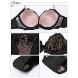 フルールアーチノワール脇高ブラジャー&フルバック&Tバックショーツ | Dazzy | 詳細画像10