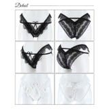 エアリーフリルリボンバック透けハーフバックショーツ単品 | Dazzy | 詳細画像6