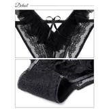 エアリーフリルリボンバック透けハーフバックショーツ単品 | Dazzy | 詳細画像7