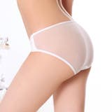 リボンデザインシースルーフルバックショーツ単品 | Dazzy | 詳細画像3 