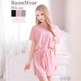 冷感リラックス半袖トップス&ショートパンツルームウェア | Dazzy | 詳細画像2 