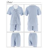 ケーブルパイピング半袖トップス&ショートパンツルームウェア | Dazzy | 詳細画像10 