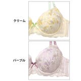 メルティペールフローラルブラジャー&フルバックショーツ | Dazzy | 詳細画像11