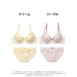 メルティペールフローラルブラジャー&フルバックショーツ | Dazzy | 詳細画像7