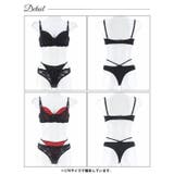 [かとゆり着用] ラグジュアリーサテンローズ脇高ブラジャー&Tバックショーツ | Dazzy | 詳細画像9 