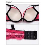 スパイシービビットコードブラジャー&バック透けTバックショーツ | Dazzy | 詳細画像9