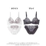 グレースリリーブルーム脇高ブラジャー&フルバックショーツ | Dazzy | 詳細画像8 