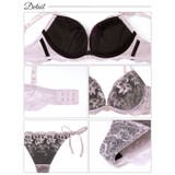 [かとゆり着用] エレガントフェアリーブルームブラジャー&サイド紐バック透けTバ… | Dazzy | 詳細画像10 