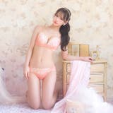 スウィートパステルレースブラジャー&フルバックショーツ | Dazzy | 詳細画像3 