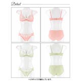 スウィートパステルレースブラジャー&フルバックショーツ | Dazzy | 詳細画像9 