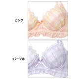 キューティフリルチェック脇高ブラジャー&フルバックショーツ | Dazzy | 詳細画像11