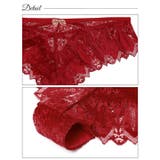 レーシィリボンクロスコードハーフバックショーツ単品 | Dazzy | 詳細画像8 