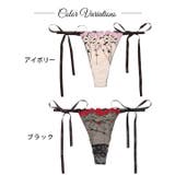 [Reinest] クラシックローズブーケバック透け選べるショーツ [おそろいシ… | Dazzy | 詳細画像9 