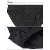 ナチュラルガーリーフリルブラジャー&フルバックショーツ | Dazzy | 詳細画像10