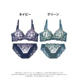 グロリアスローズガーデン脇高ブラジャー&フルバックショーツ | Dazzy | 詳細画像8