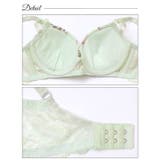 メロウボタニカルフラワー脇高ブラジャー&フルバックショーツ | Dazzy | 詳細画像9 