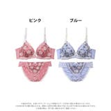 ドルチェローズエンブロイダリー脇高ブラジャー&フルバックショーツ | Dazzy | 詳細画像7