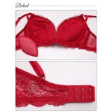 ナチュラルプティエンブロイダリーブラジャー&バック透けフルバックショーツ | Dazzy | 詳細画像9