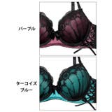 [EFサイズ] ラビリンスシアーレースアップブラジャー&フルバックショーツ | Dazzy | 詳細画像11 