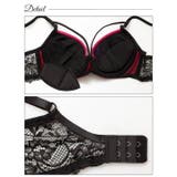 センシュアルネオンリングコードブラジャー&バック透けフルバックショーツ | Dazzy | 詳細画像9
