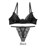 ディープフローラ ブラジャー&Tバックセット [バック透け] | Dazzy | 詳細画像10 