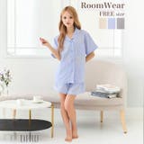 ナチュラルパイピング半袖トップス&ショートパンツルームウェア | Dazzy | 詳細画像2 