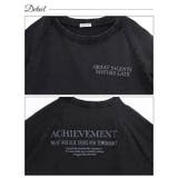 ワンカラーロゴ半袖ロングTシャツワンピースルームウェア | Dazzy | 詳細画像9