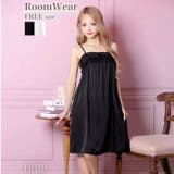 フェミニンフリルキャミワンピースルームウェア | Dazzy | 詳細画像1 