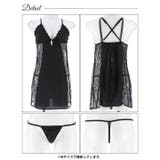 サテンレーシィクロスベビードール | Dazzy | 詳細画像7 