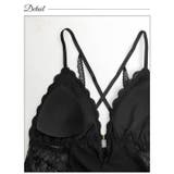 サテンレーシィクロスベビードール | Dazzy | 詳細画像8 