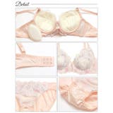 ペール水彩フリルレーシィブラジャー&フルバックショーツ | Dazzy | 詳細画像10 