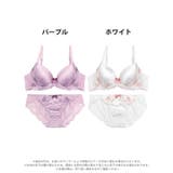 ラブリーリボンストライプブラジャー&フルバックショーツ | Dazzy | 詳細画像8