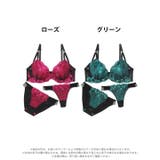 クラッシーチュールローズブラジャー&フルバック&Tバックショーツ | Dazzy | 詳細画像8
