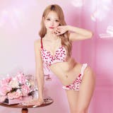 キューティーリボンハートブラジャー&Tバックショーツ | Dazzy | 詳細画像2 