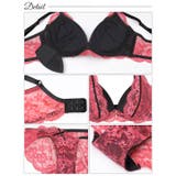 [EFサイズ] ディープグラマラスレーシィ脇高ブラジャー&バック透けフルバックシ… | Dazzy | 詳細画像10 